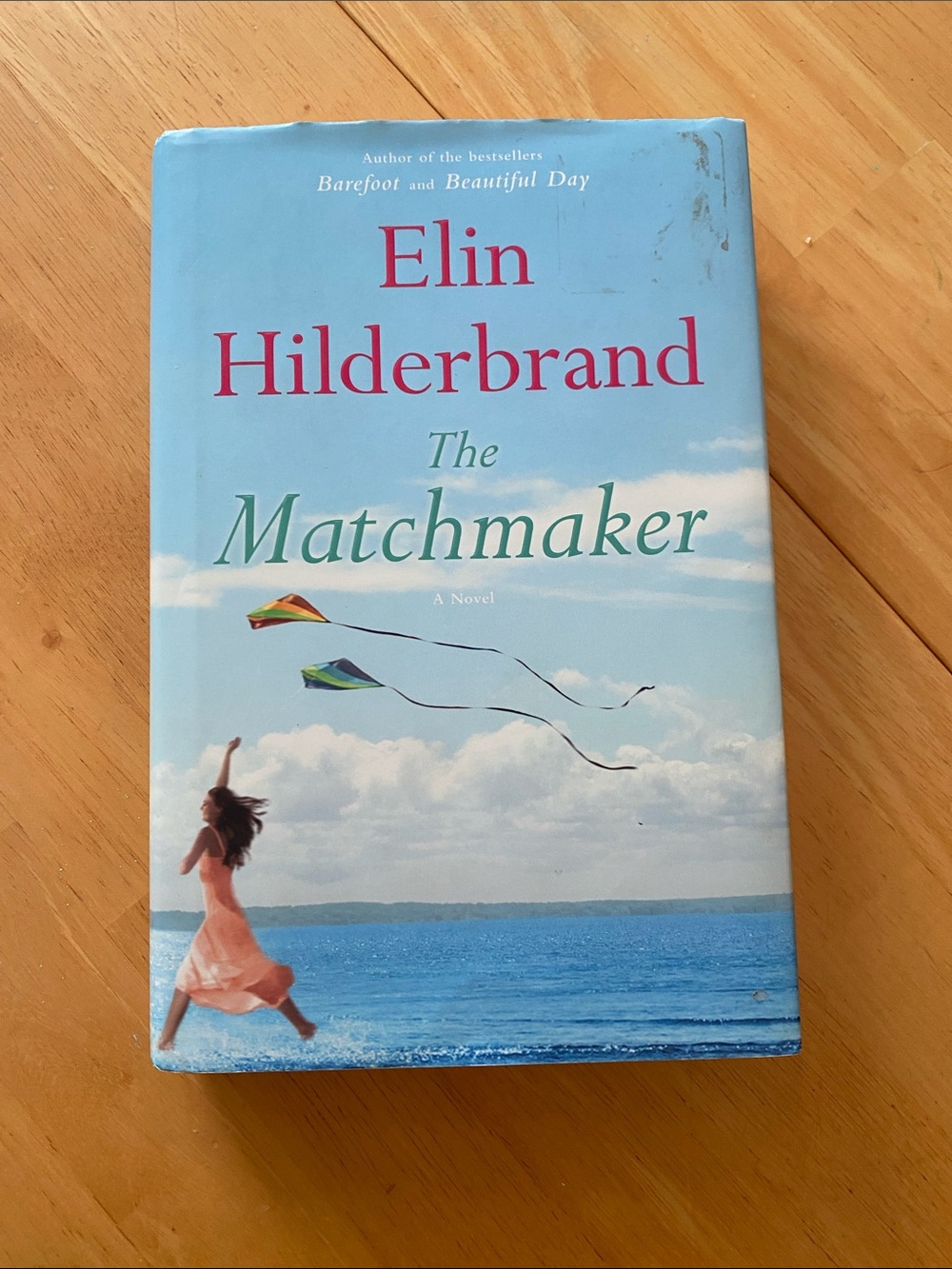 Elin Hilderbrand "The Matchmaker" Hardcover Book - Blue Cover